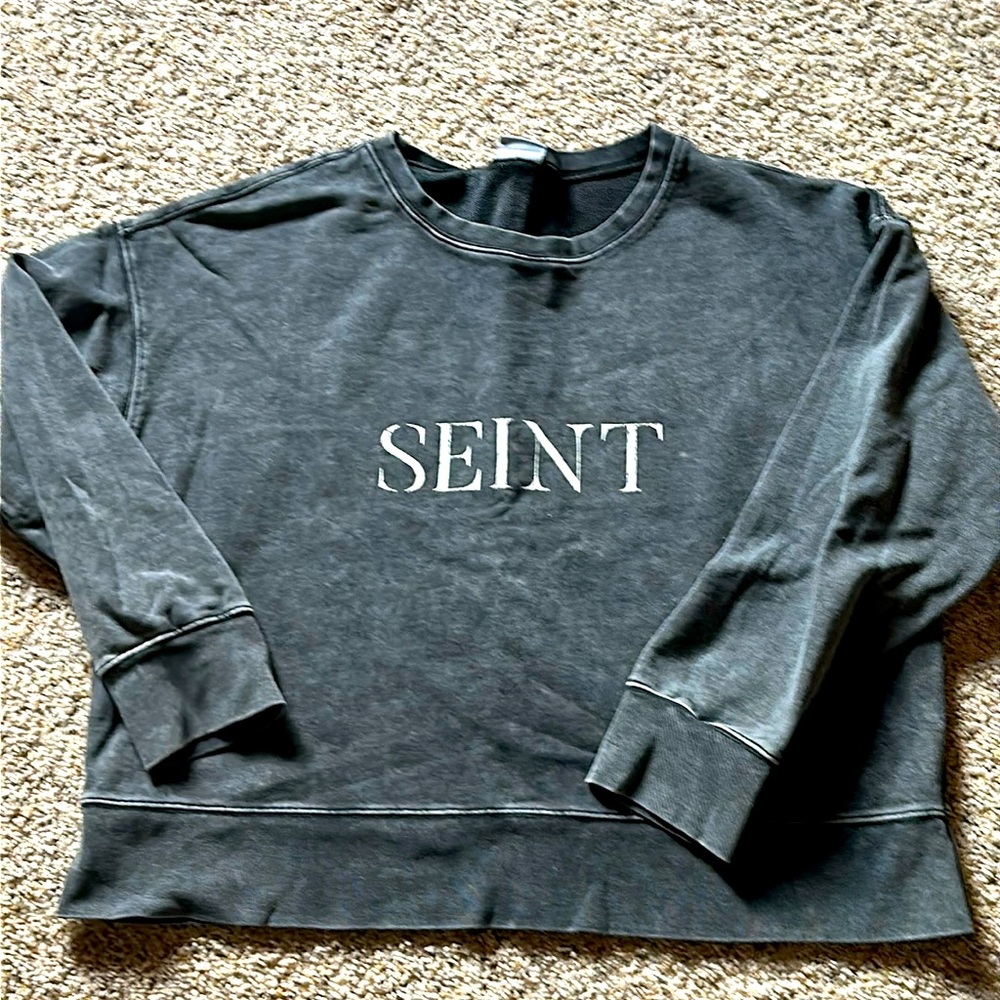 Seint distressed sweat shirt